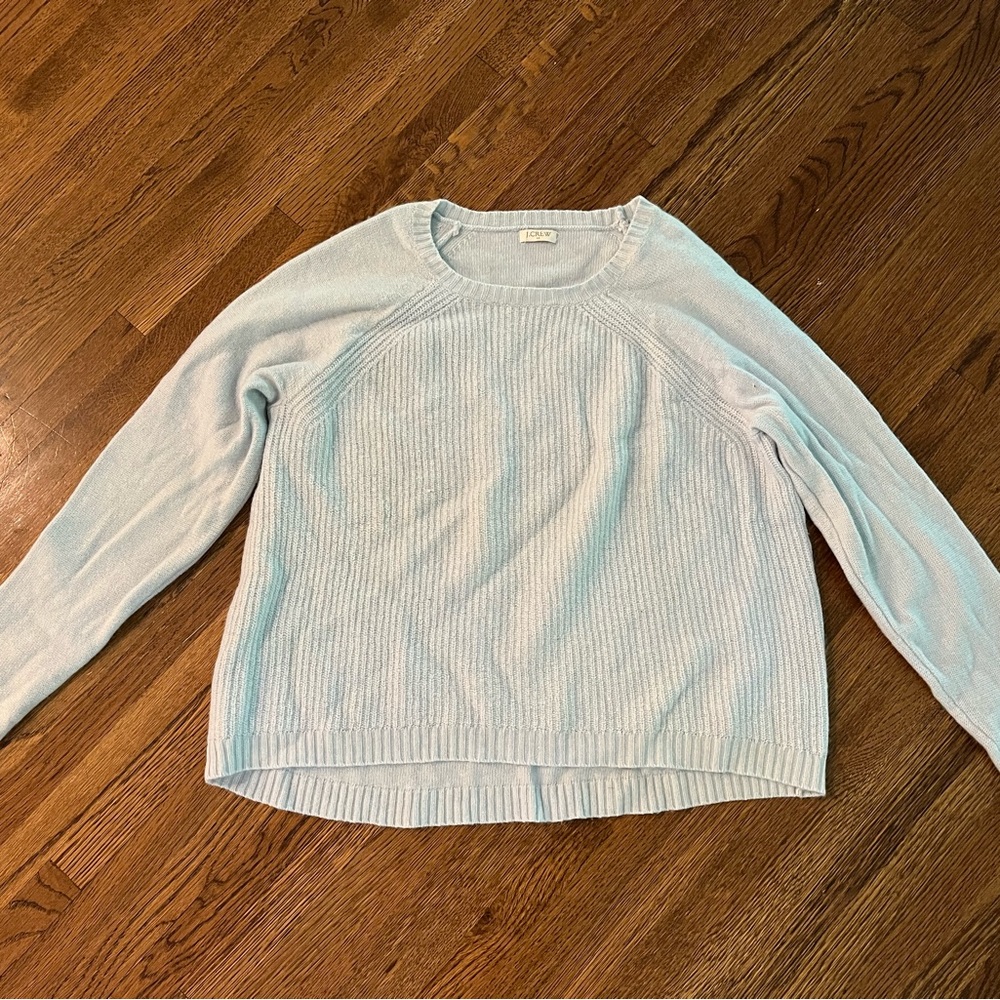J Crew sweater light blue